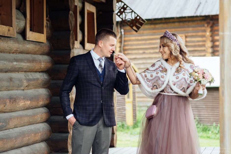 Современная свадьба в русском стиле