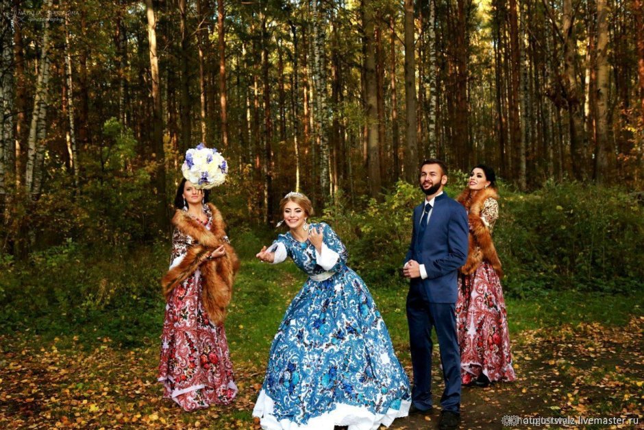 Свадебные Наряды в русском народном стиле