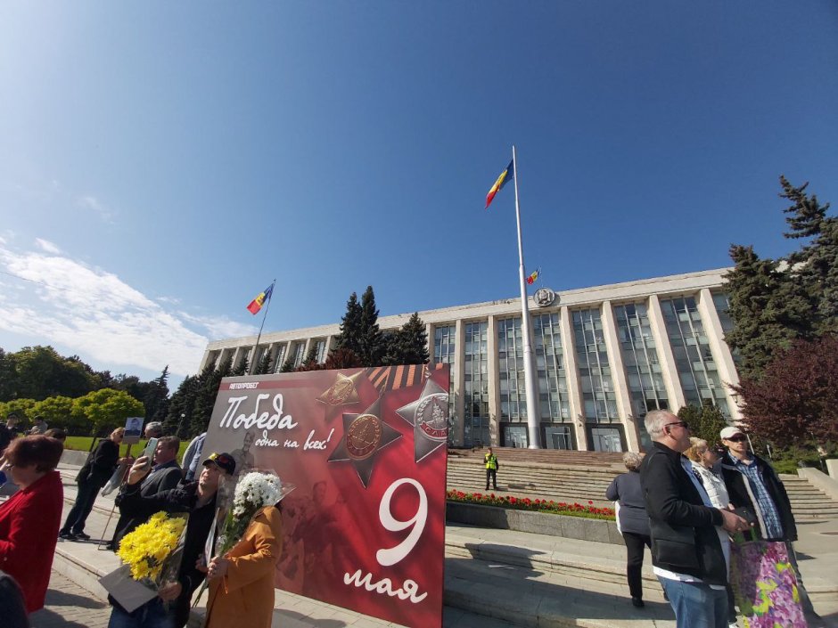 Празднование дня Победы в Кишиневе