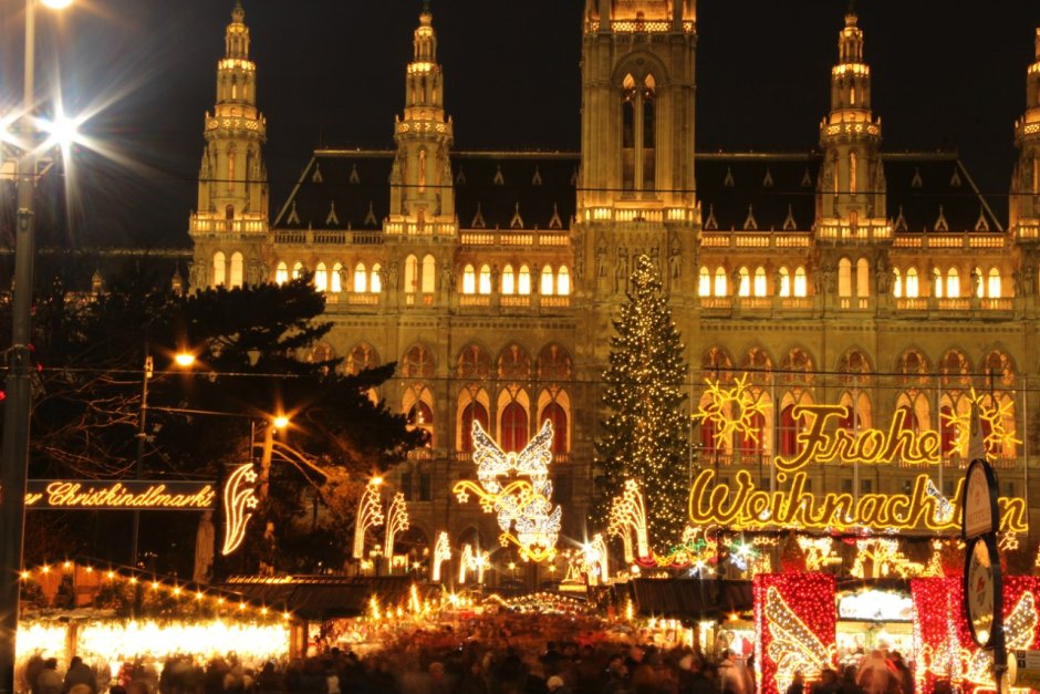 Вена столица Австрии на новый год