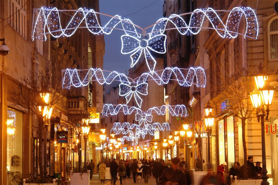 Венгрия Будапешт Рождество