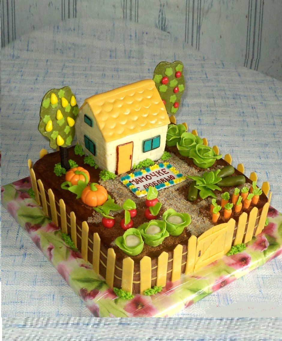 Торт огород