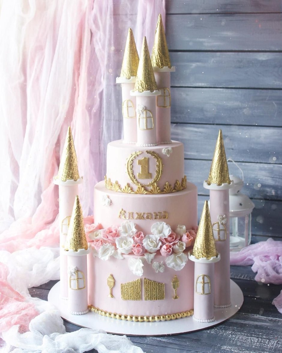 Замок Золушки торт