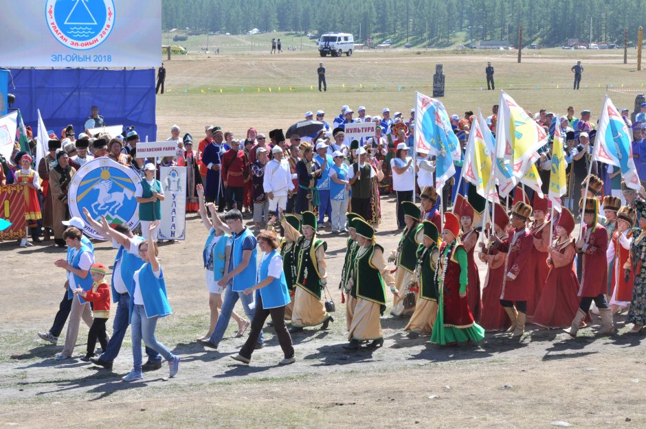 Алтайский национальный праздник «Эл ойын»