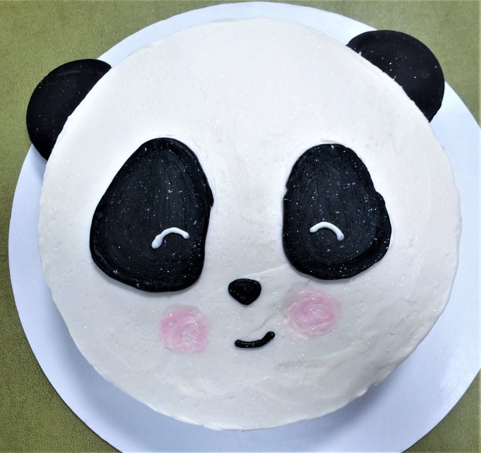 Панда печать на торт