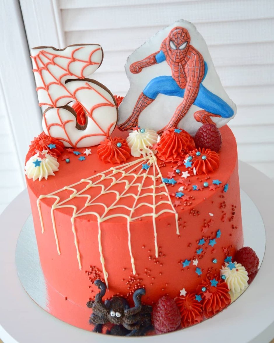 Торт человек паук 5
