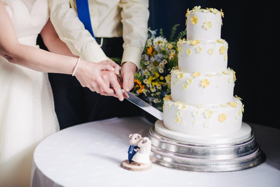 Торт горизонтально свадебный