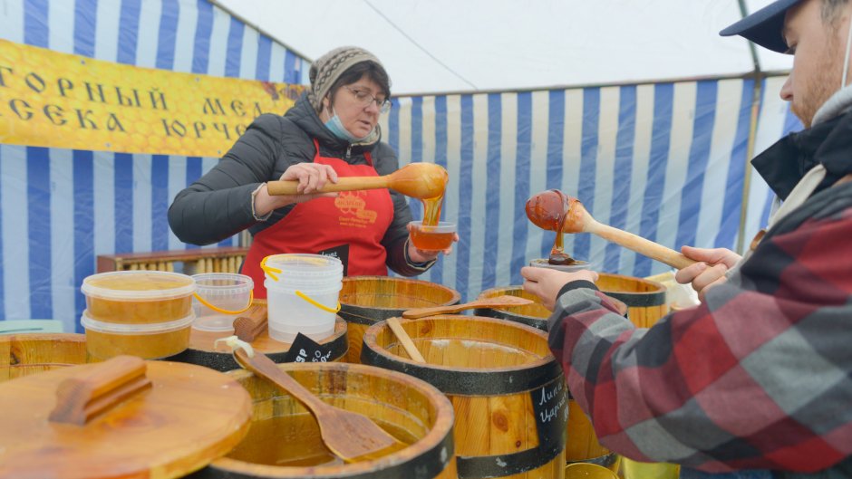 Ярмарка меда в Архангельске