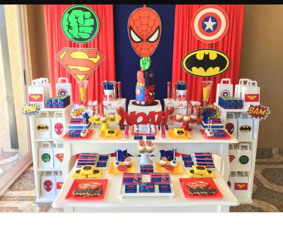 Супергеройская вечеринка для детей