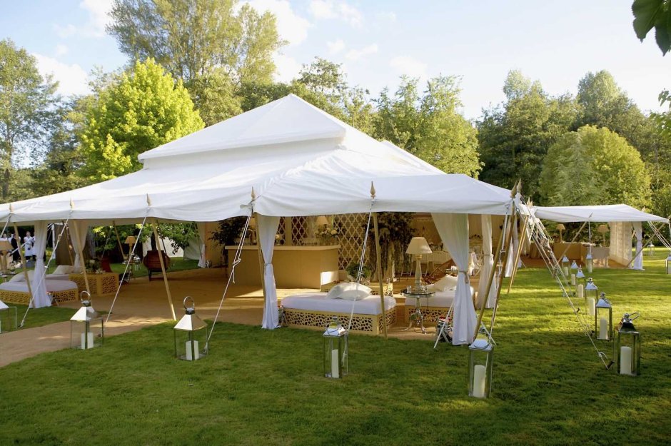 Самодельный шатер для свадьбы