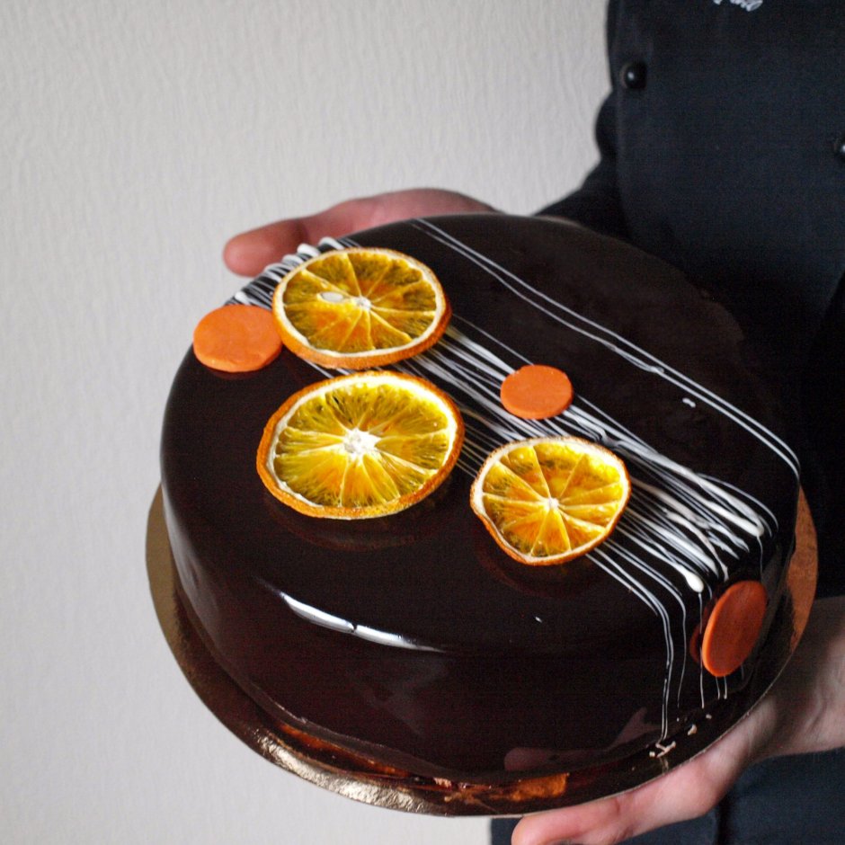 Торт Север шоколадно апельсиновый