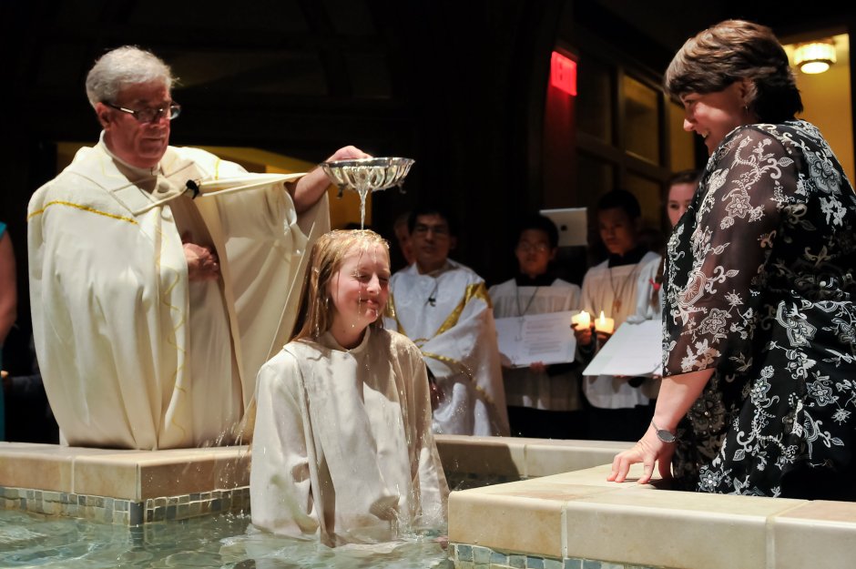 Крещение у католиков