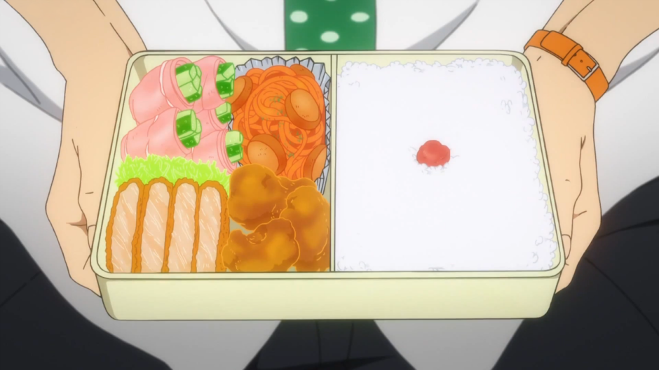 Холодильник с едой аниме