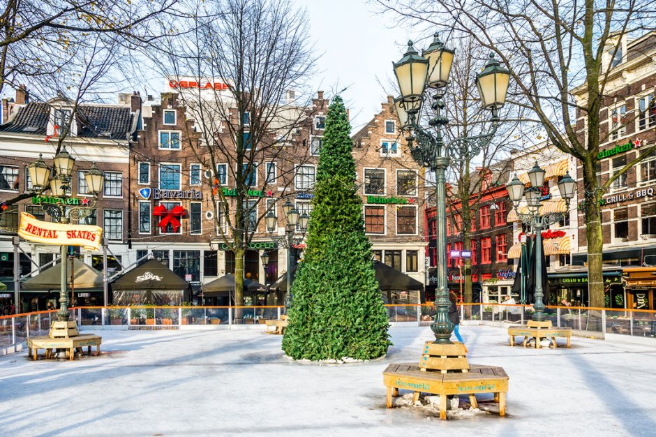 Hoorn Нидерланды зима