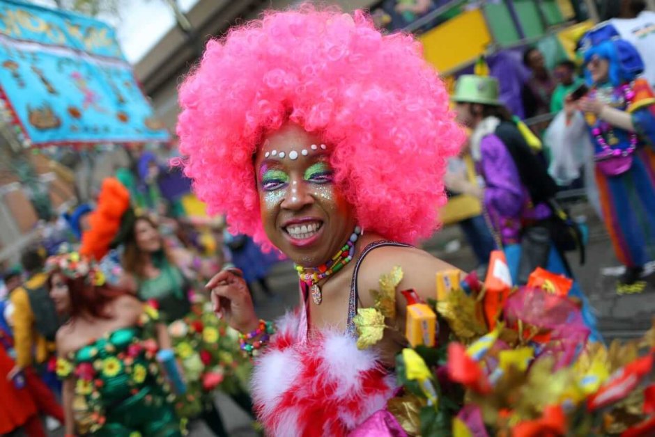 Новый Орлеан карнавал Марди гра