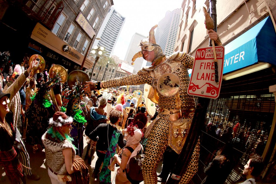 Новый Орлеан карнавал Марди гра