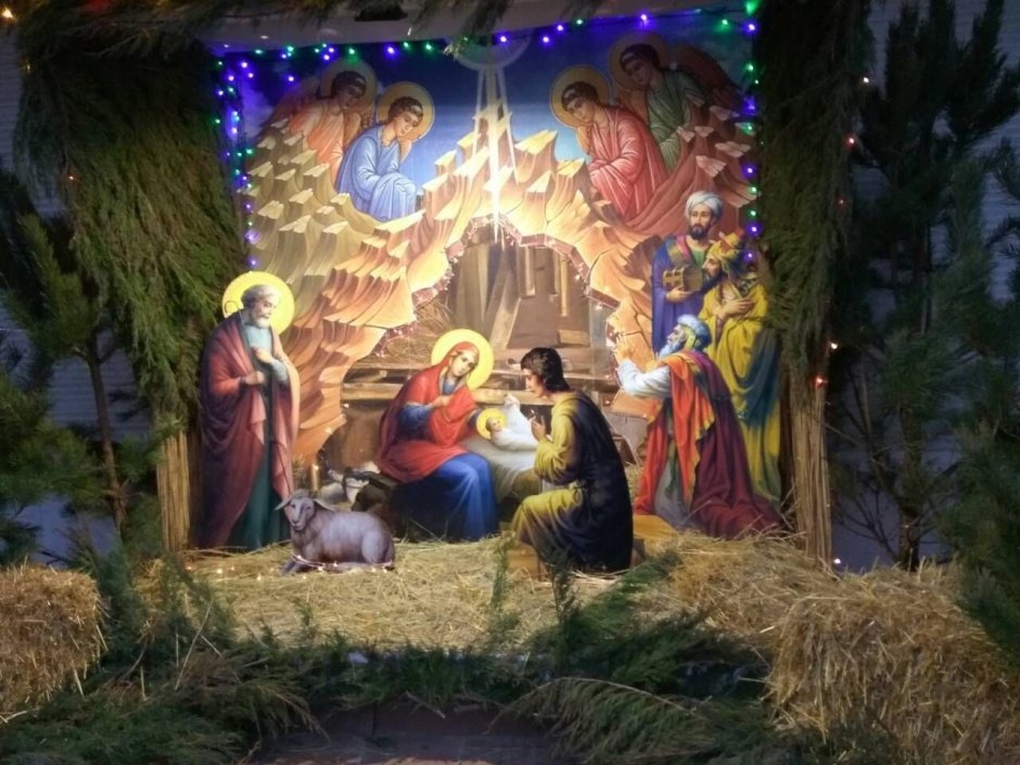 Книжная миниатюра Византия Рождество Христово