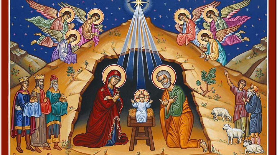 Рождество икона Византия
