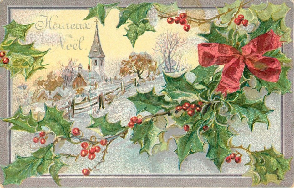 Рождественские открытки в Англии