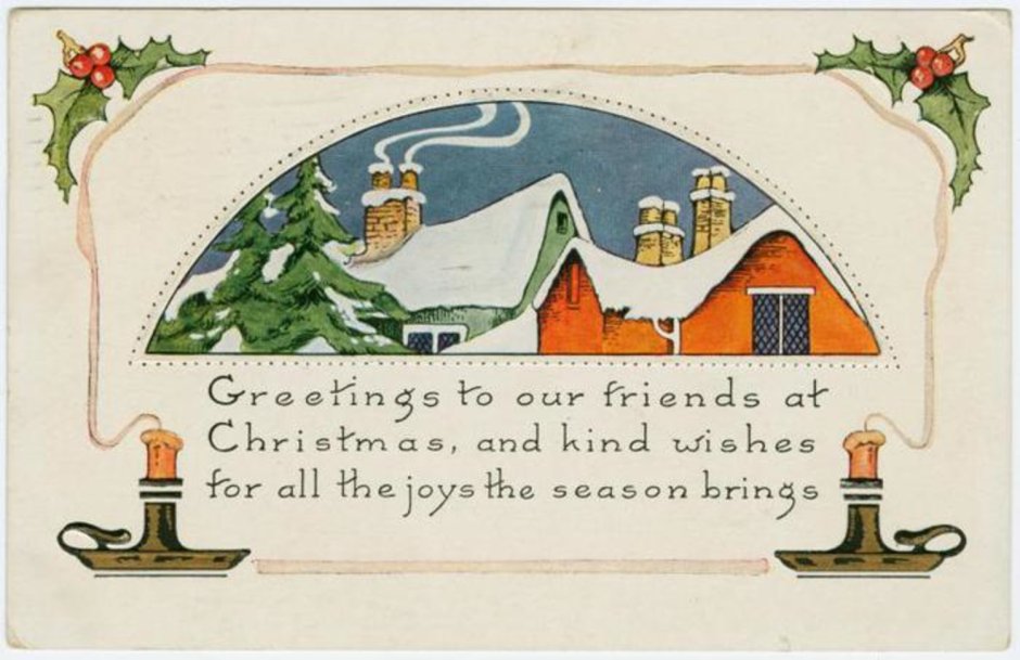 Рождественская открытка на английском