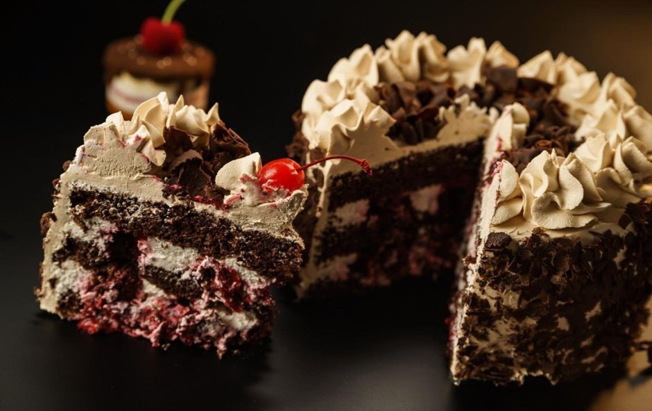 Торт "чёрный лес" (Black Forest Cake)