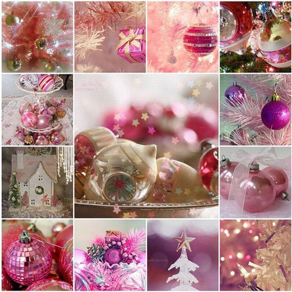 Новогоднее настроение в розовых тонах