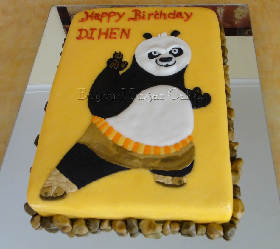 Торт кунг фу Панда без мастики