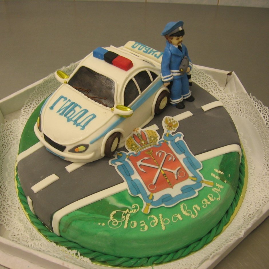 Торт полиция для мальчика