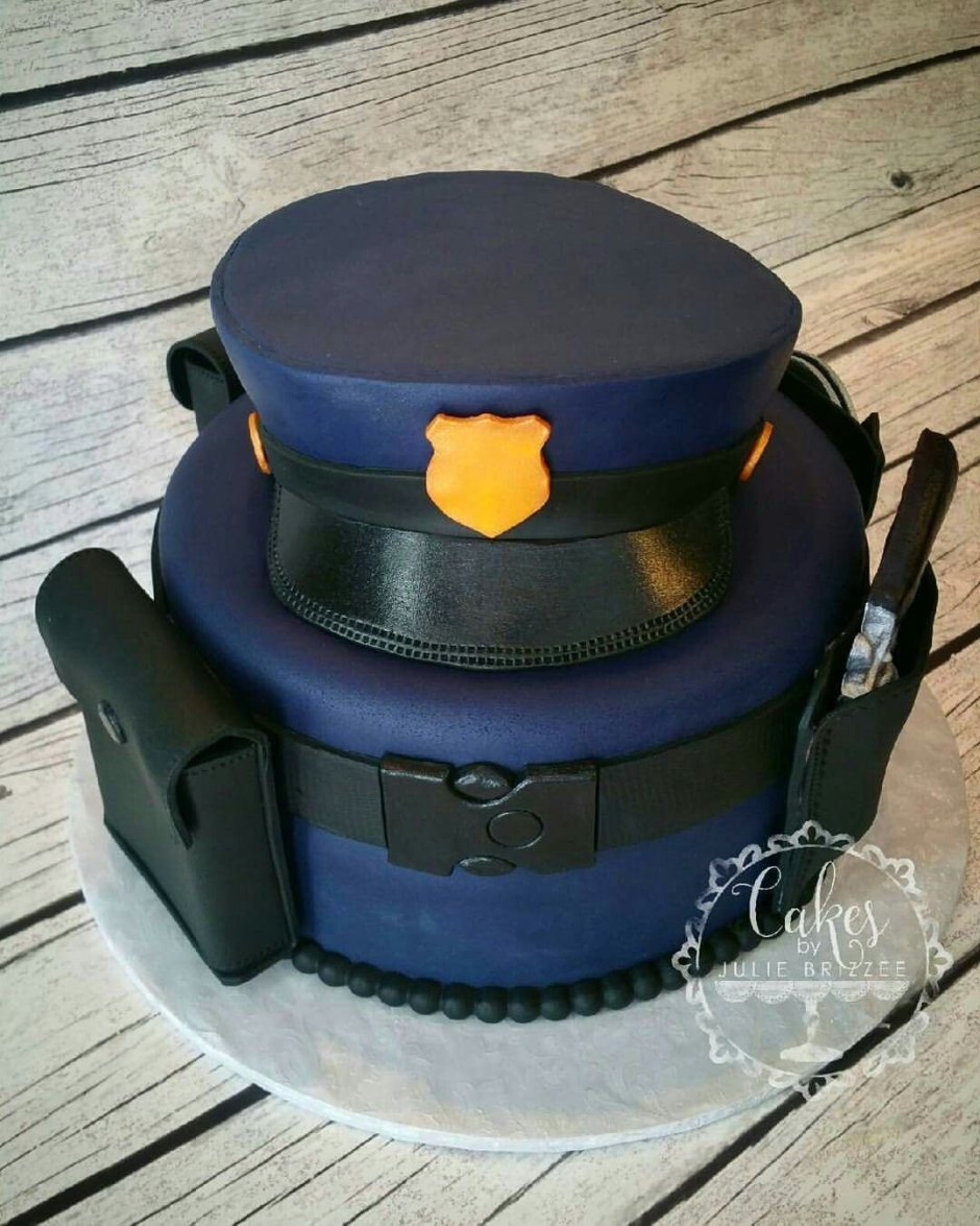 Торт с полицейской машинкой