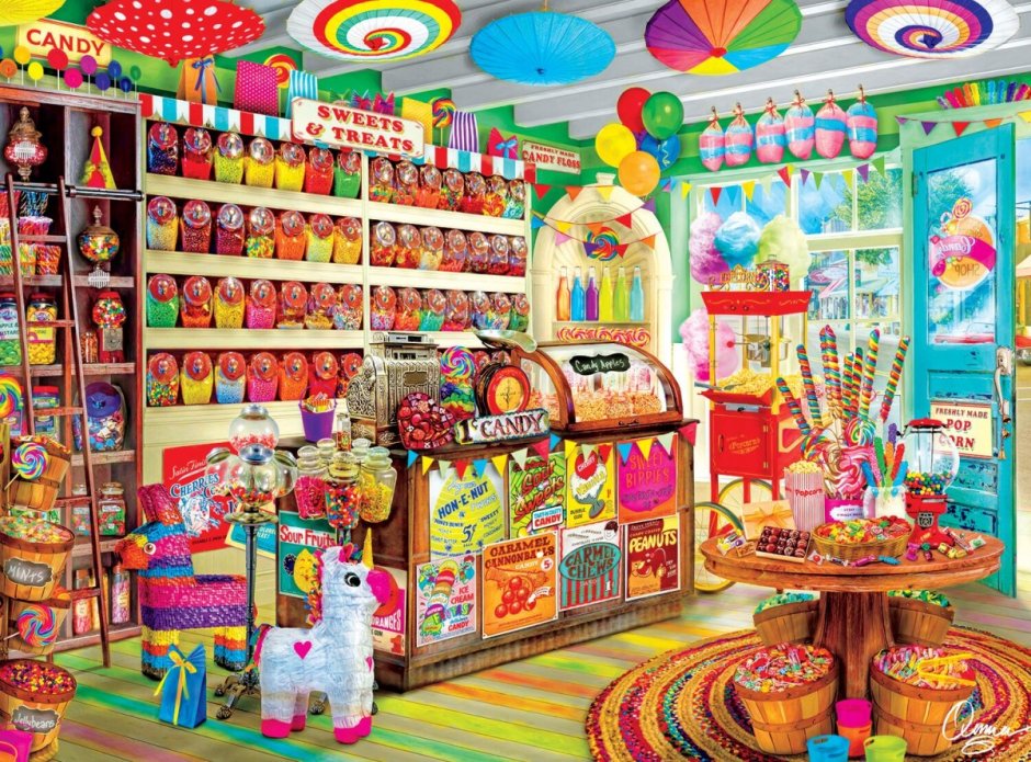 Candy Candy shop магазин сладостей