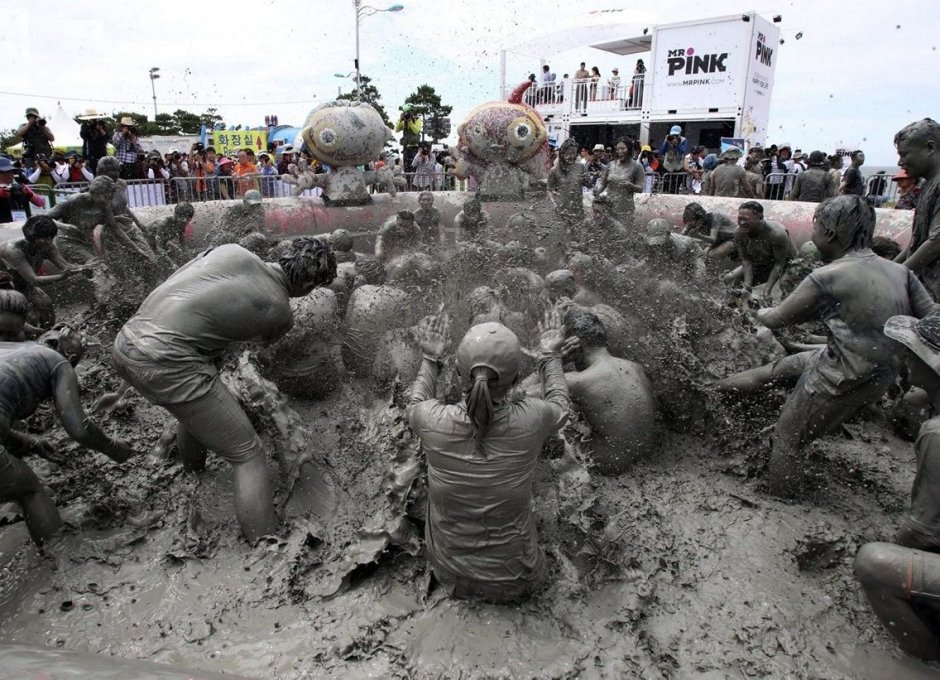 Фестиваль грязи в порен, Южная Корея