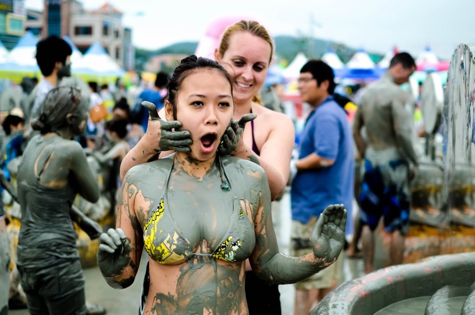 Фестиваль грязи в порен, Южная Корея