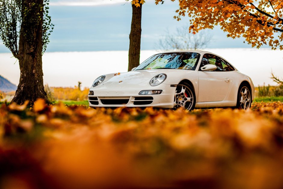 Porsche 911 осень