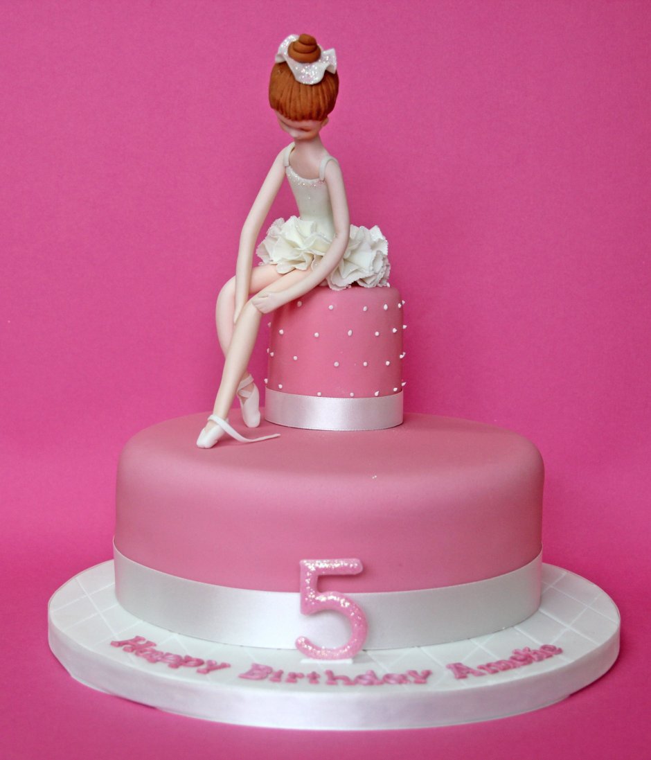 Торт для девочки танцорки