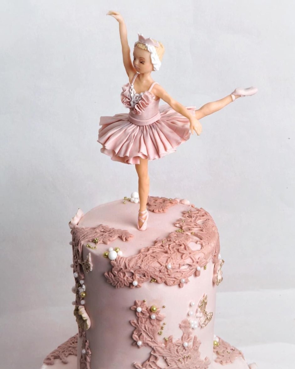 Балерина на торт картинка