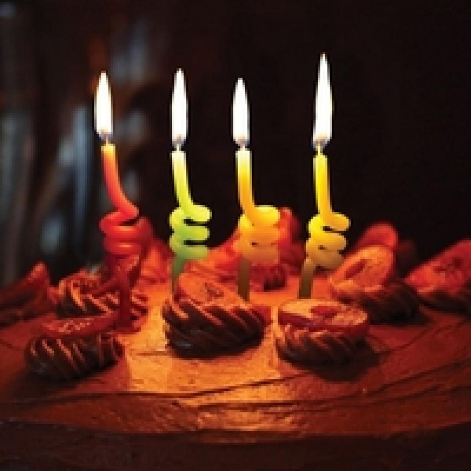 Торт со свечами 11 лет