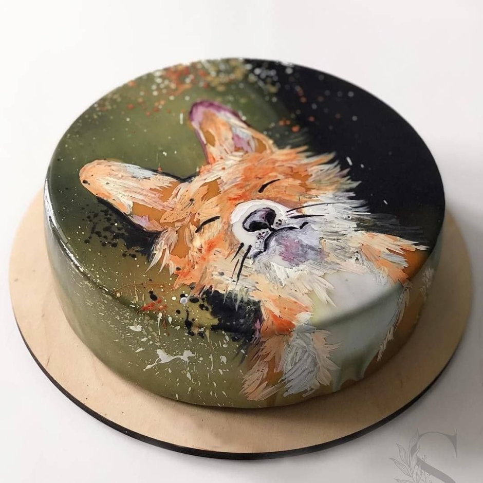 Slivki vrn роспись муссового торта 2019