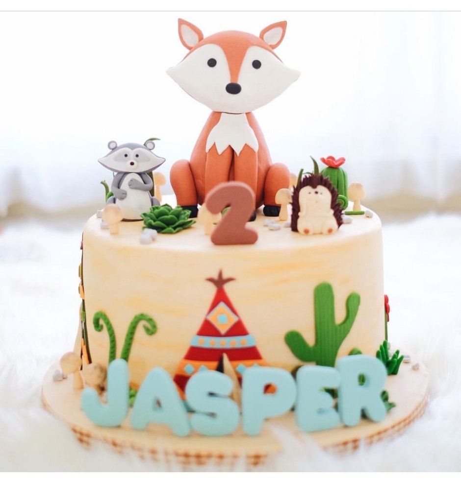 Тортик с лисичкой