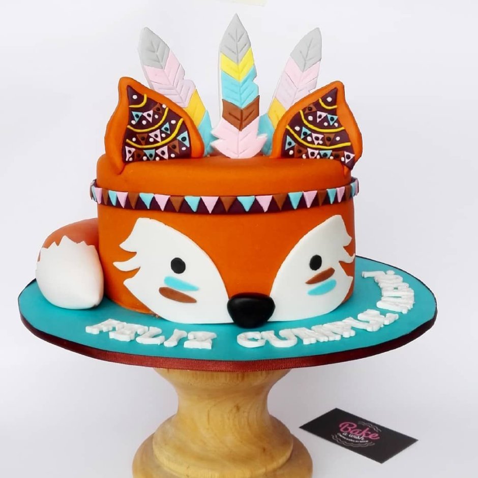Тортик с лисичкой