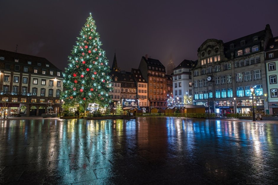 Рождественская ель Страсбург