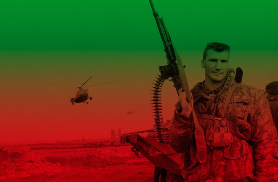 Чеченская война фон