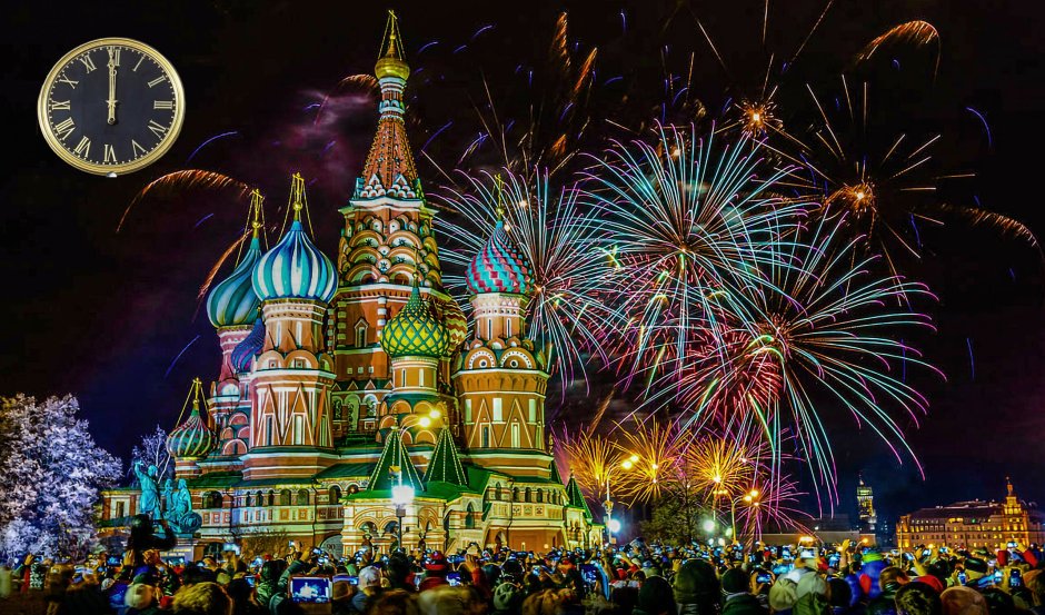 Новогодний салют в Москве 2020