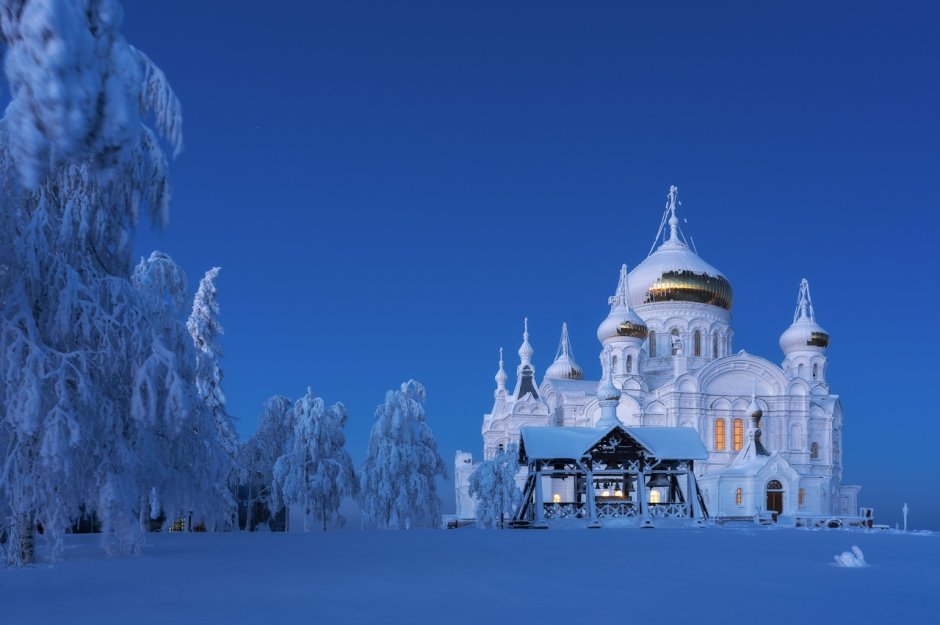 Пермь Ротонда зимой