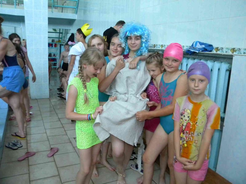 Праздник Нептуна в лагере СССР