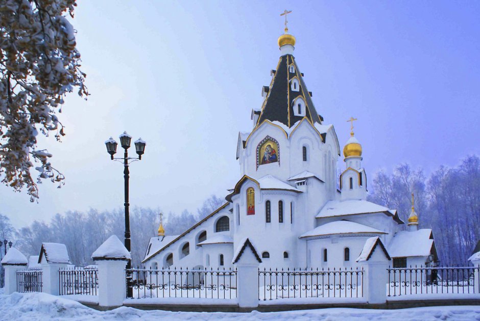 Псков соборы зима