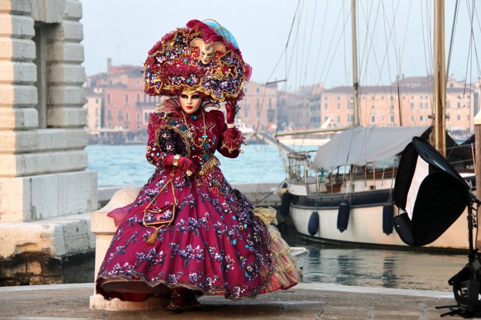 Образ Коломбина Венеция Италия
