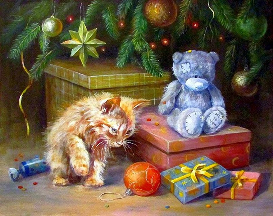 Ольга воробьёва картины кошки