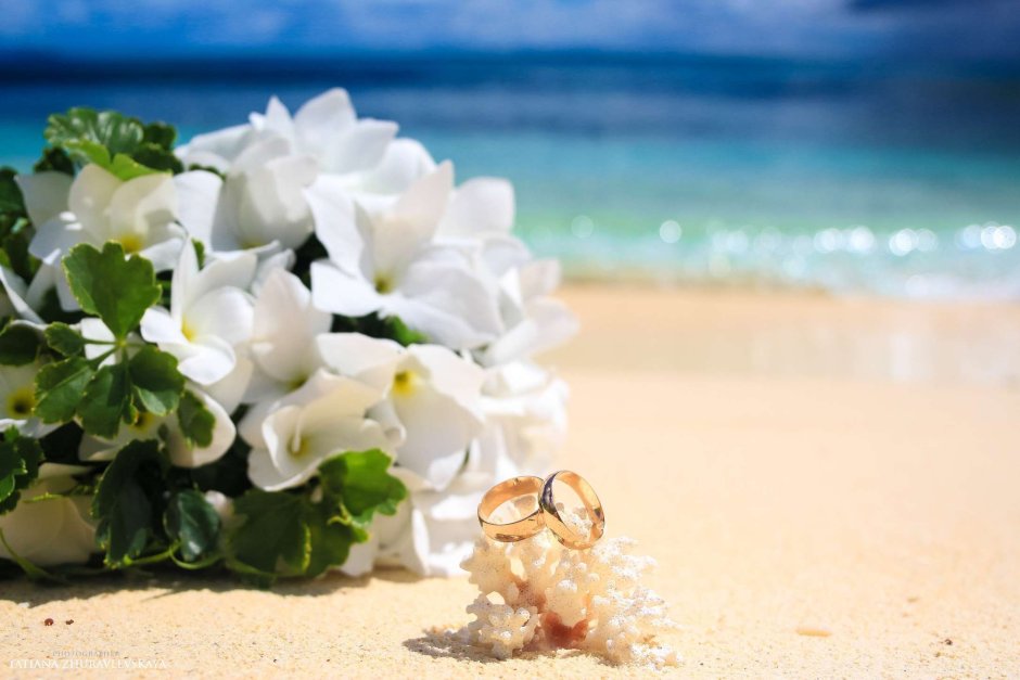 Море и Свадебные цветы