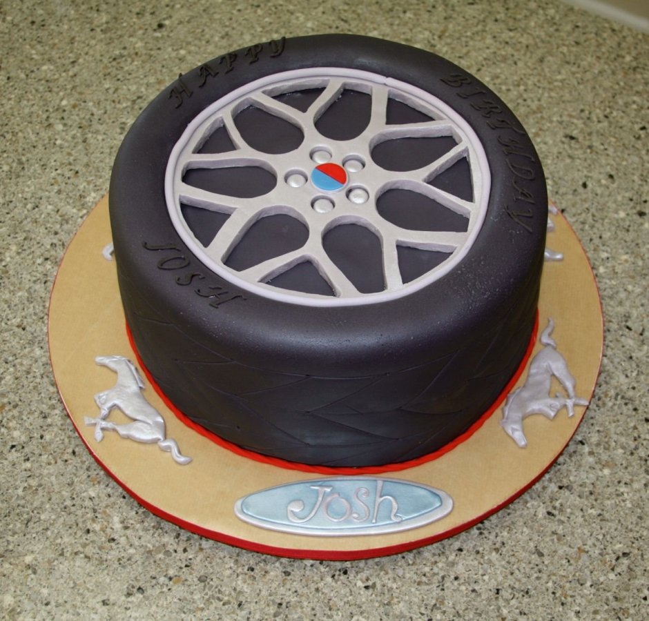 Торт в виде шины