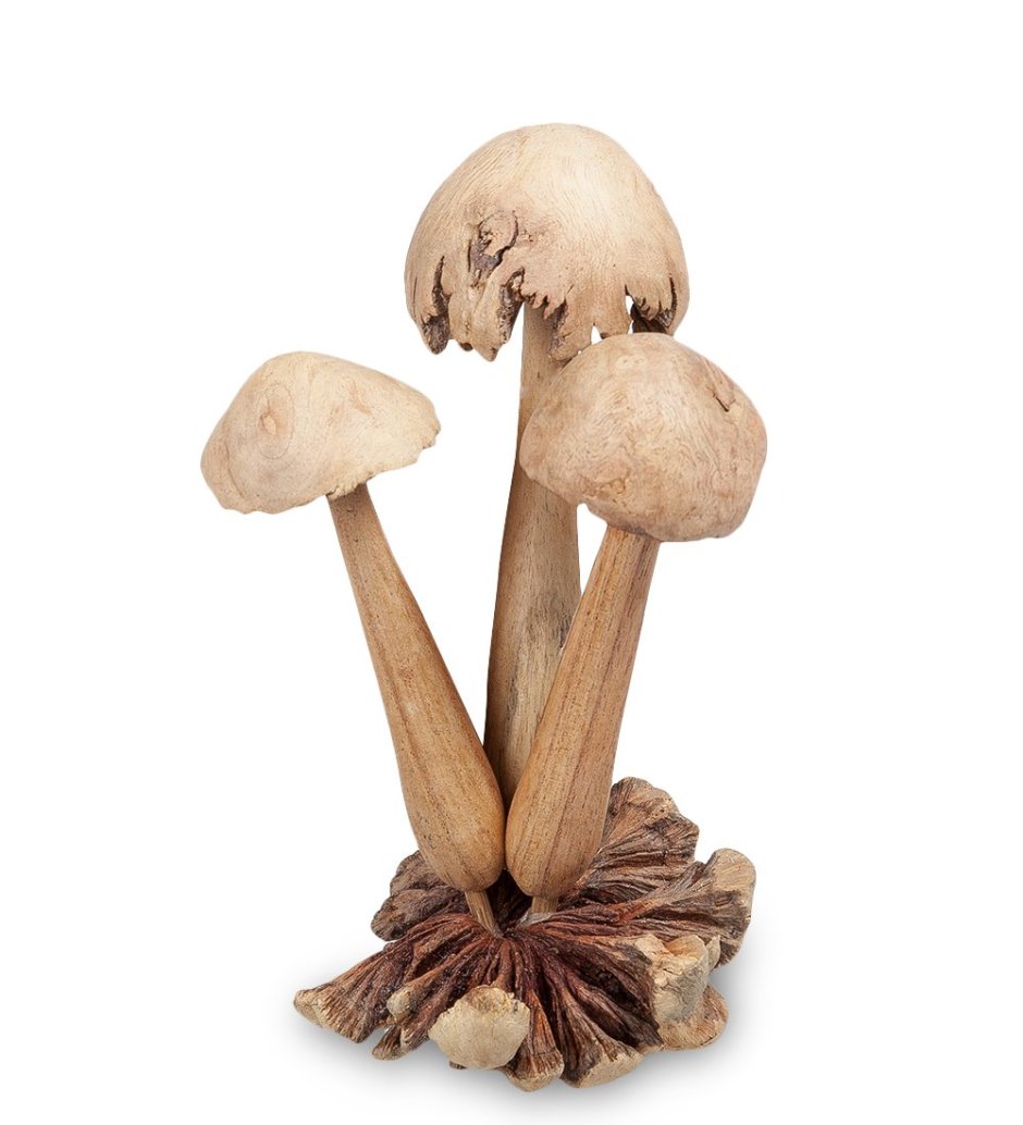 Декоративные фигурки грибов